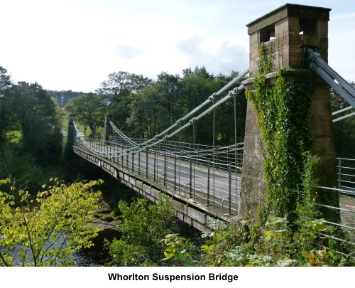 Whorlton Suspension Bridge