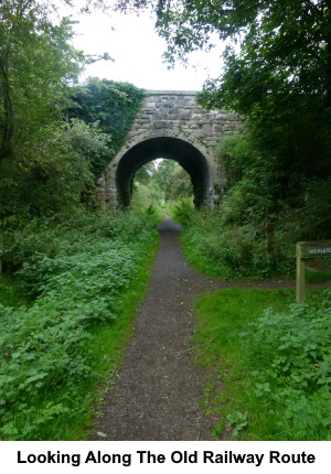 Looking along the Tees Valley railway route.