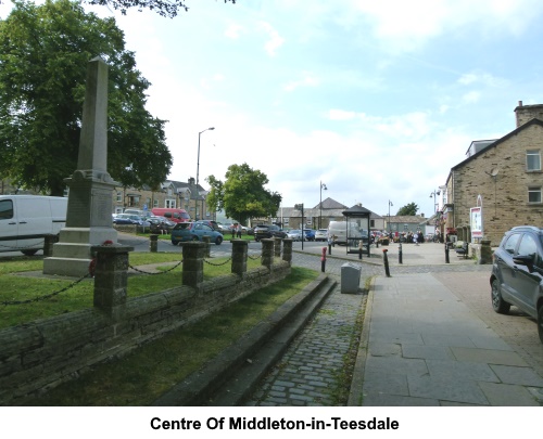 Centre of Middleton-in-Teesdale