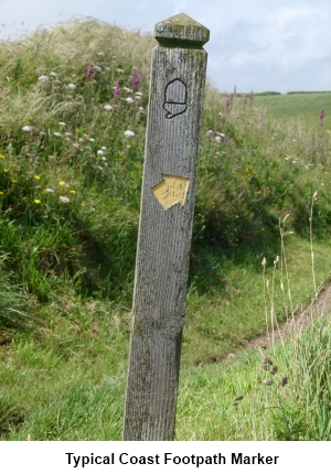 National Trail footpath marker