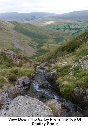 View from top of Cautley Spout
