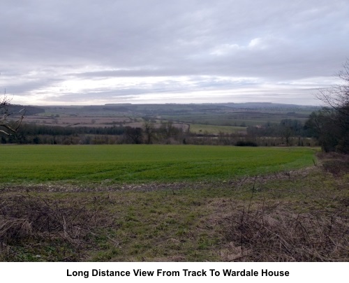 Views from the track to Wardale House