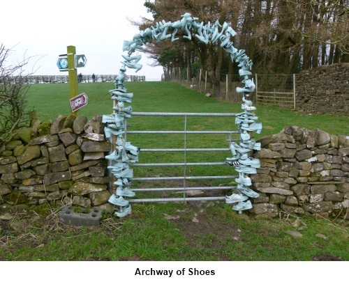 Beat Herder Festival Archway of Shoes
