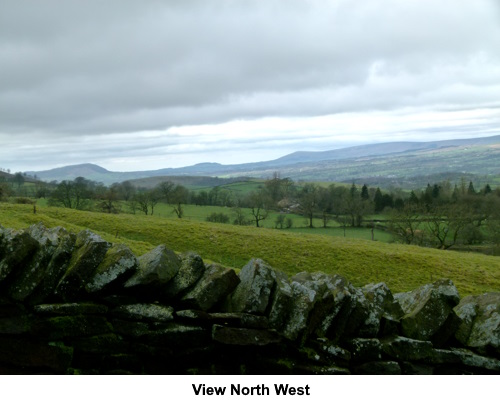 A view to the north west.