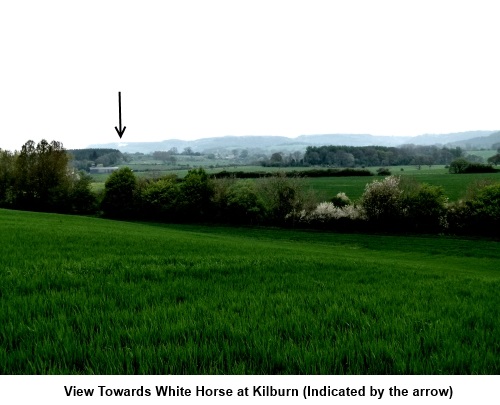 View towards Kilburn White Horse