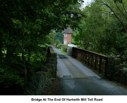 Bridge at Hartwith Mill toll road