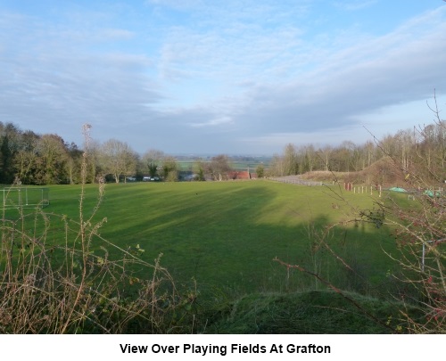 View over playing fields at Grafton
