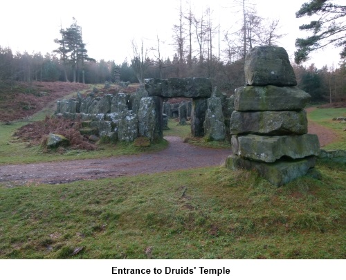 Druids Temple entrance