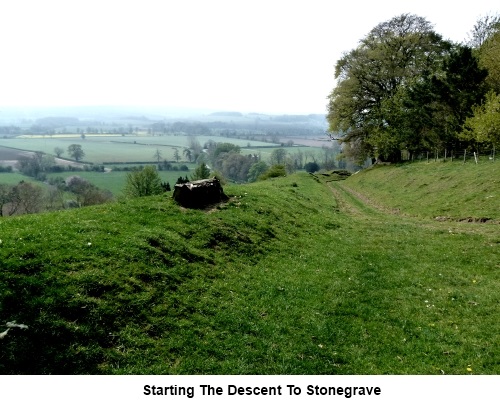 Starting the descent to Stonegrave