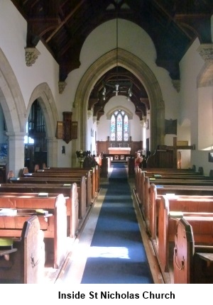 Inside St Nicholas Church