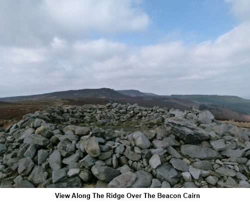 View along the Simonside Hills from The Beacon