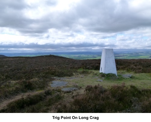 Trig point on Long Crag