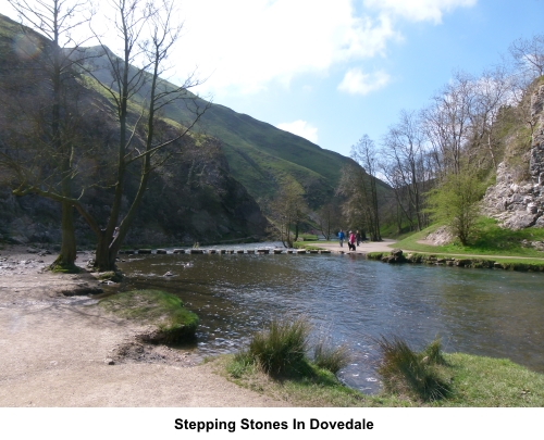 Stepping stones in Dovedale