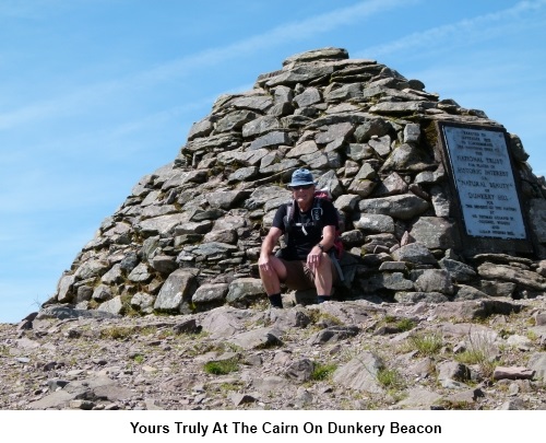 Cairn on Dunkery Beacon