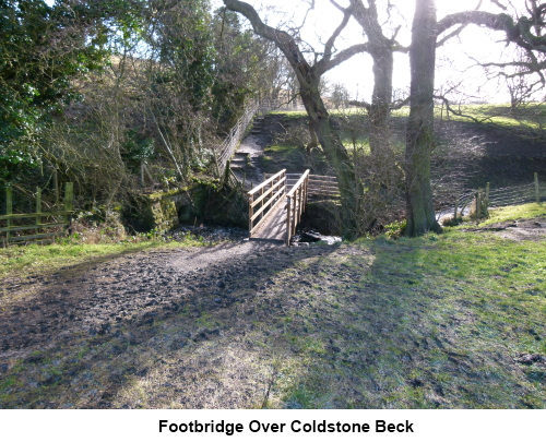 Footbridge over Coldstone Beck