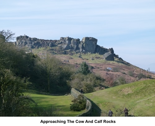 Approaching the Cow and Calf Rocks