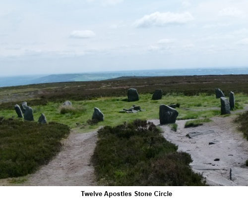 Twelve Apostles Stone Circle Burley Moor