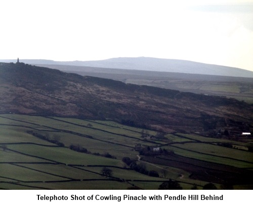 Cowling Pinnacle and Pendle Hill