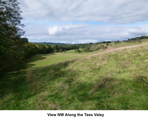 Teesdale view along the valley