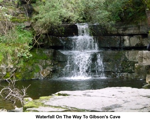 Waterfall on the way to Gibson's Cave.