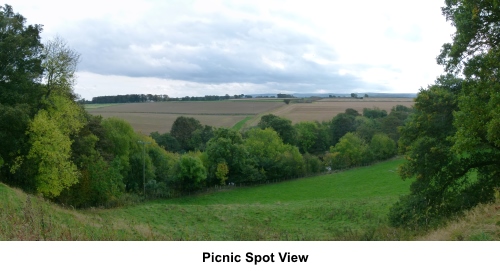 Teesdale walk Picnic spot view