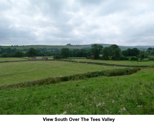 View south over the Tees valley.