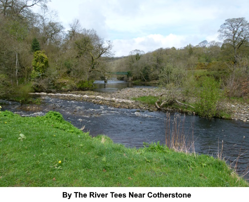 By the river Tees near Cotherstone.