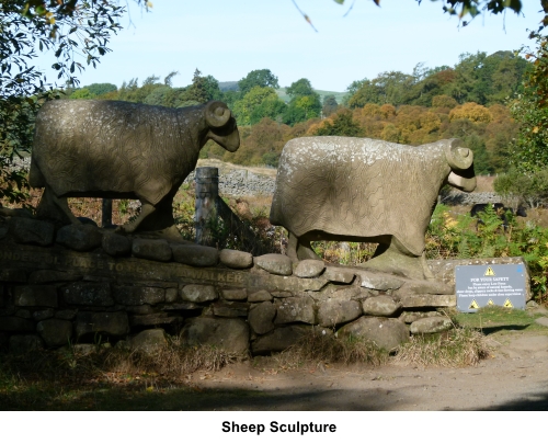 Sheep sculpture