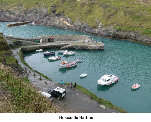 Boscastle harbour