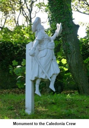 Monument to the Caledonia Crew