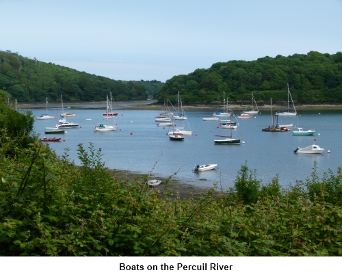 Boats on the Percuil River