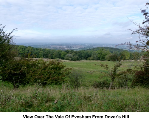 A view over the Vale of Evesham from Dovers Hill.