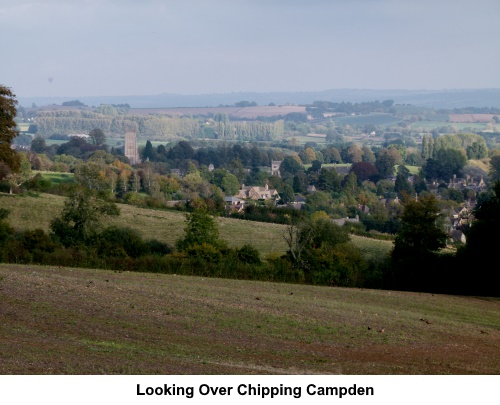 Looking over Chipping Campden.