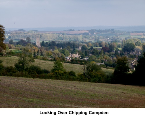 Looking over Chipping Campden.
