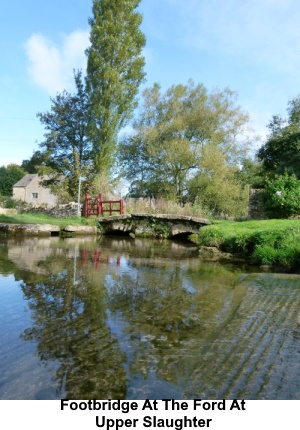 Footbridge at Upper Slaughter.