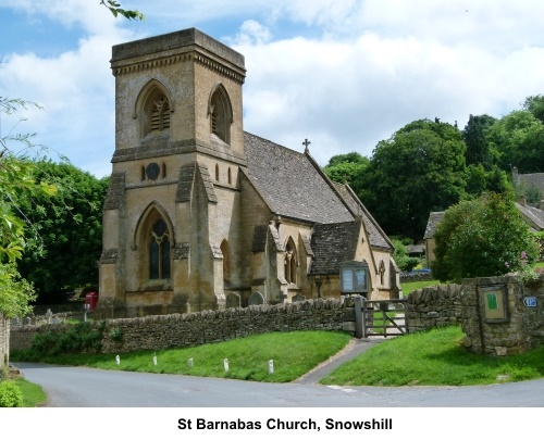 St Barnabus Church in Snowshill