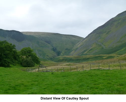 Distant view of Cautley Spout