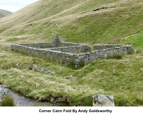 Corner Cairn Fold by Andy Goldsworthy