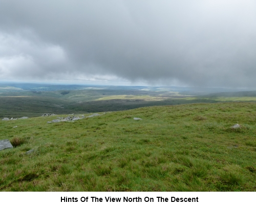 Hints of the view North on the descent