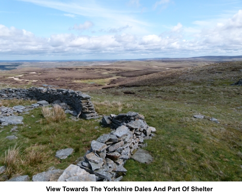 View from Nine Standards to Yorkshire Dales