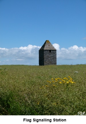 Flag signalling station