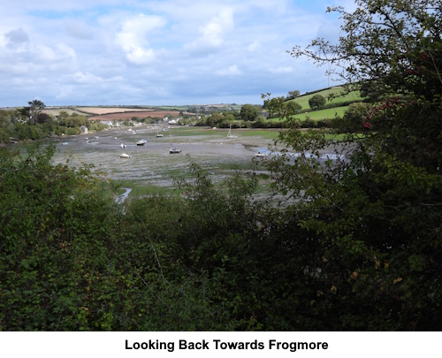 Looking back to Frogmore.