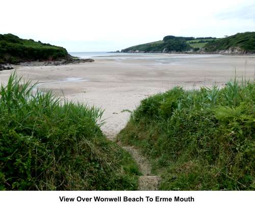 Wonwell Beach, Devon