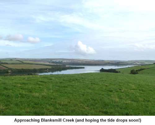 Approaching Blanksmill Creek