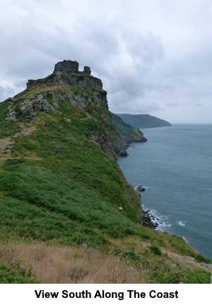 View along the coast.