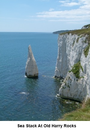 Sea stacks at Old Harry Rocks