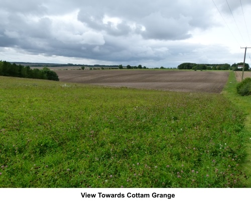 View towards Cottam Grange