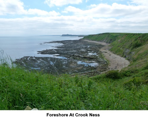 The foreshore at Crook Ness.