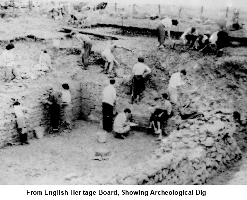 Wharram Percy archeological dig