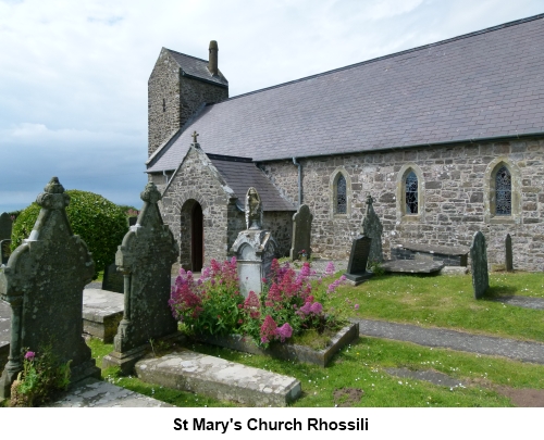 St. Mary's Church in Rhossili.